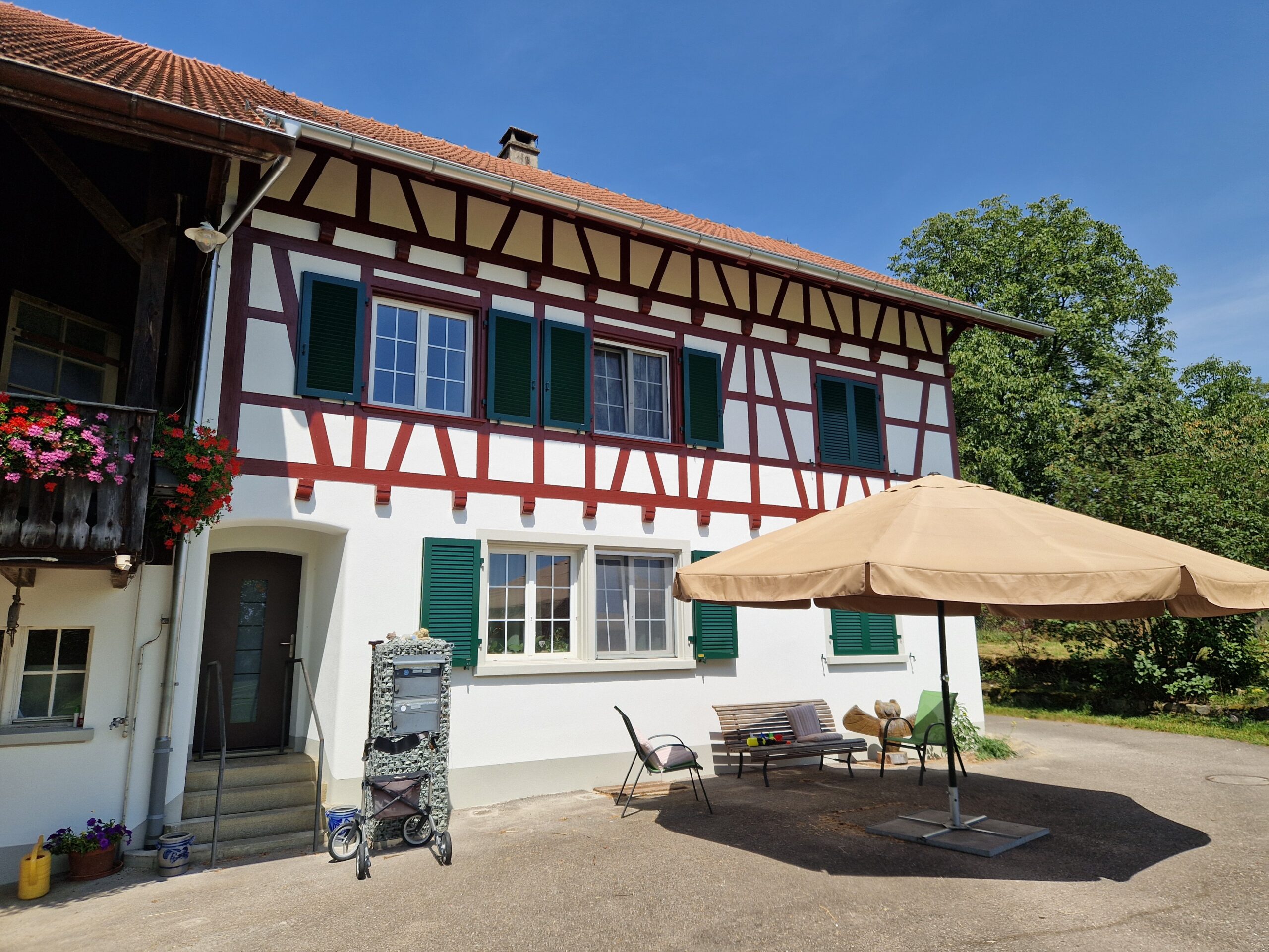 Fertig saniertes Fachwerkhaus Riegelhaus in Hüttwilen Uerschhausen